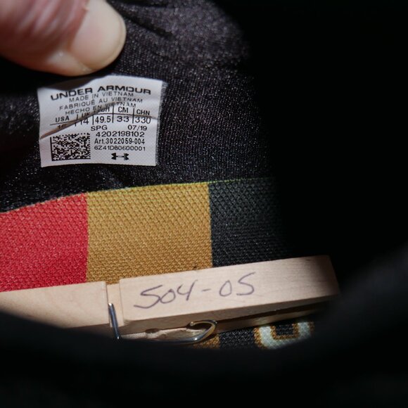 Under Armour Harper 4 Low St Metal Baseball Cleats Mens Size 15 Black/Gold NEW - Picture 10 of 12